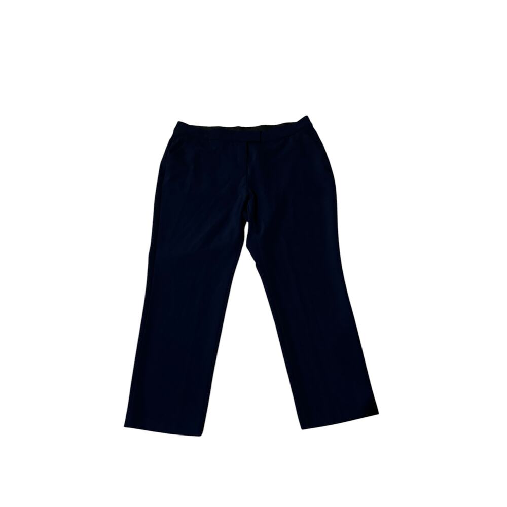 Investments II Women's Navy Blue Wide-Leg Dress Pants Trousers Plus Size 20W
